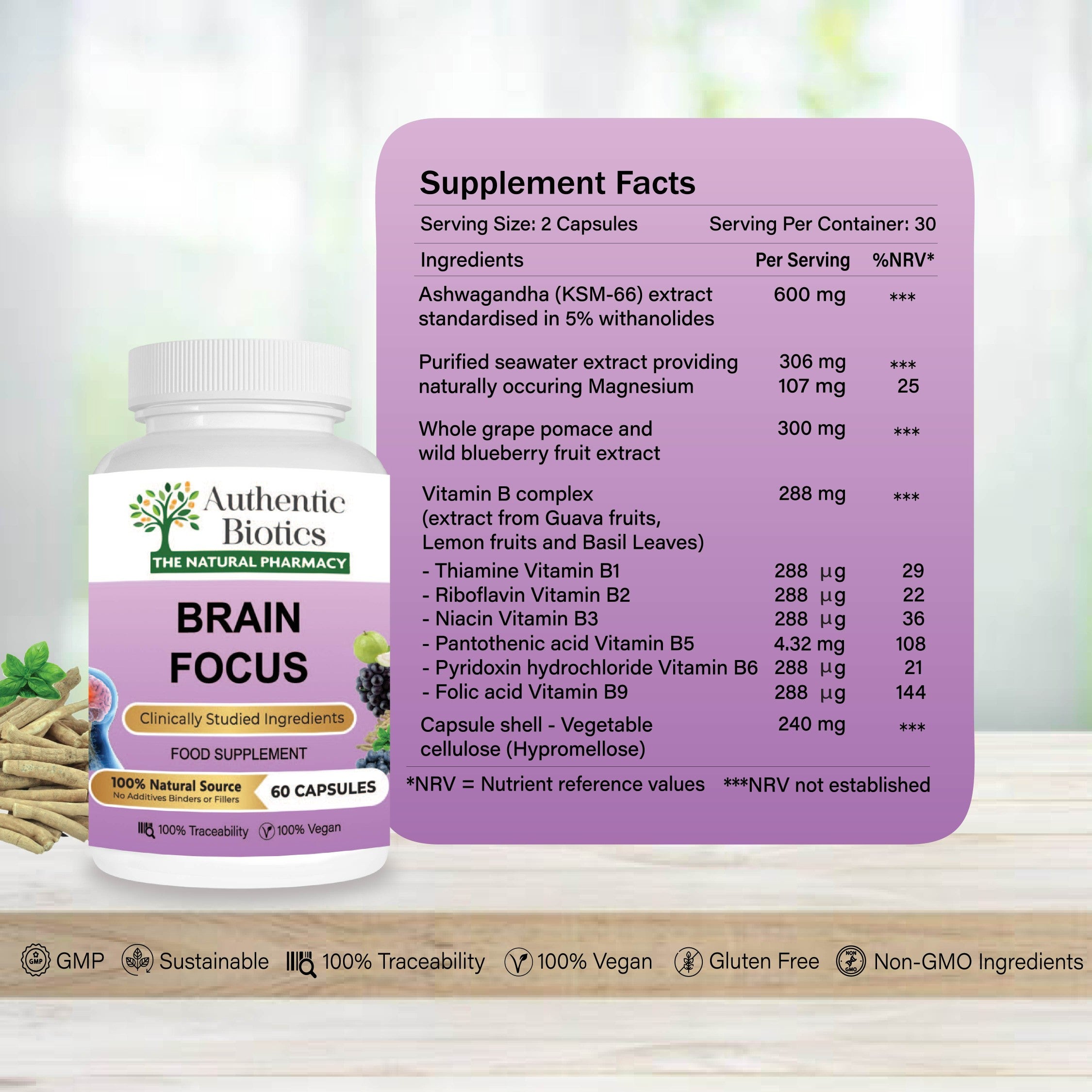Brain Focus - 1500 mg